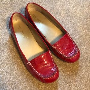 RED PATENT LEATHER SHOES